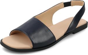 Женские сандалии на плоской подошве с ремешком сзади Journee Collection Brinsley, темно-синий