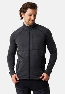 Толстовка Swedemount LOFOTEN MIDLAYER, Black Melange/Mottled Black