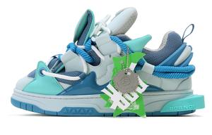 ADCDAVINCI Кроссовки для скейтбординга Whale Series Da Vinci износостойкие низкие унисекс сине-белые, цвет Blue White