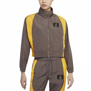 Jordan Женская куртка хаки-желтая, Khaki/Yellow