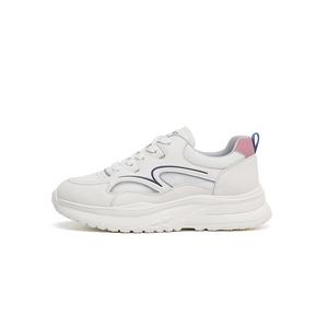 Кеды, скейтборд обувь женская низкая Daphne, бежевый/синий