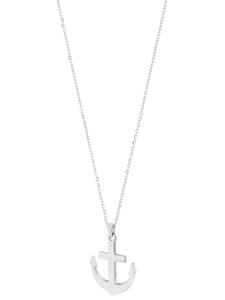 Adeliás Женское колье из нержавеющей стали, 45 см, серебристое