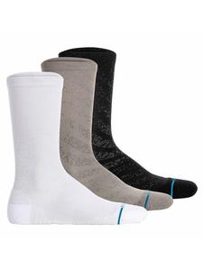 STANCE Набор из 3 носков черного, белого и серого цвета