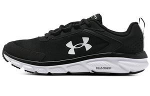 Кроссовки Assert женские с низким верхом, черные/белые Under Armour