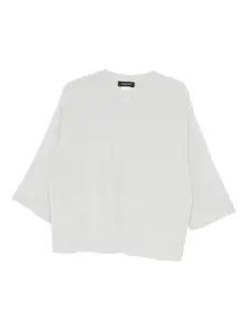 Трикотажный топ Fabiana Filippi, серый