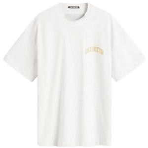 Футболка с желтой дугой Cole Buxton, серый