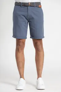 Хлопковые шорты чинос с поясом Tokyo Laundry, синий
