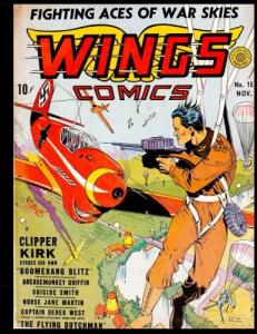 Wings Comics #15: Golden Age War Comic 1941 (CreateSpace Independent Publishing Platform)