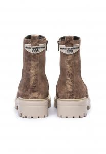 Ковбойские/байкерские ботинки по щиколотку WONKI 10.0 Floris van Bommel, золотого цвета