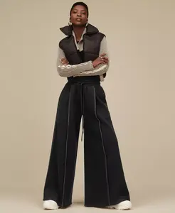 Женские штаны UGG Classic Extra с декоративной строчкой и очень широкими штанинами Ugg, черный