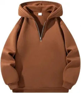 Мужская повседневная худи на молнии с длинным рукавом