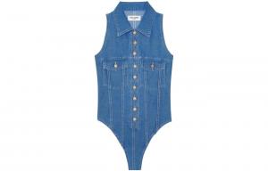 Боди Женский Синий Saint Laurent