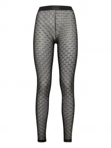 Колготки с завышенной талией и монограммой Dsquared2, черный