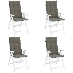 Подушка на стул Vidaxl, серый