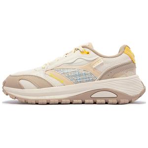 361° Амортизация, износостойкие низкие повседневные кроссовки Women's Beige Brown