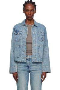 Джинсовая куртка дальнобойщика Open Yy, синий