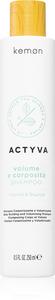 Actyva volume e corposità silicone-free volumizing shampoo for fine hair Kemon, 250 мл