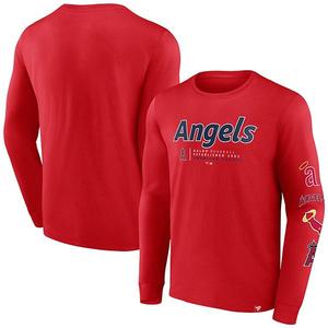 Мужская футболка с длинным рукавом Fanatics Los Angeles Angels Unbranded