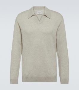 Кашемировый свитер-поло gibson Le Kasha, нейтральный