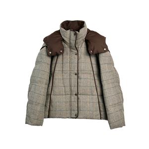 Пуховик женский с капюшоном Moderate Puffer ELLE, coffee