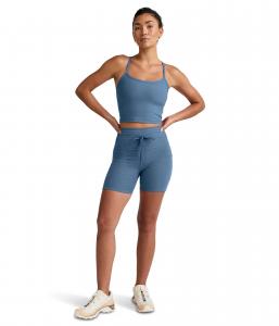Шорты Beyond Yoga Spacedye Go Pocket 5" Short, цвет Washed Denim