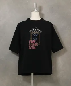 Стильный пуловер с УФ-вышивкой Studio Picone, цвет Black (001)