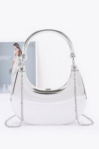 Акриловая сумка-чехол FASHNZFAB, серебряный