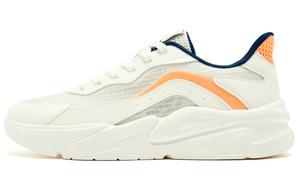 QIAODAN Нескользящие, износостойкие, амортизирующие, низкие повседневные туфли, мужские, бежевые