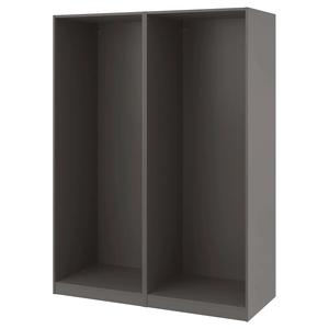 2 каркаса для гардероба PAX IKEA, 150x58x201 см, темно-серый