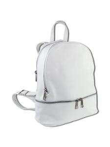 Рюкзак Toscanto Cityrucksack Leder weiß ca. 32cm