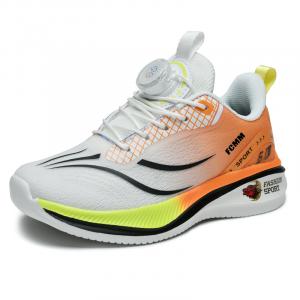 Детские беговые кроссовки Rebound с дышащим верхом, легкие, амортизирующие, низкие FCMM, оранжевый