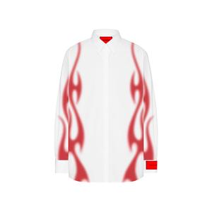 VOS Весенне-летняя рубашка с длинными рукавами Unisex Vision Of Super, белый