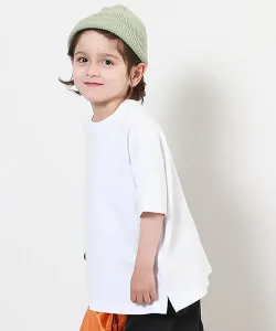 Футболка с коротким рукавом свободного кроя, 100% хлопок, немнущаяся, детская одежда, весна/лето 2016 Devirock, цвет White