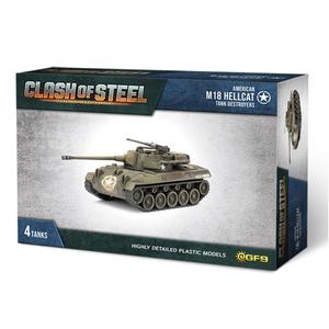 Фигурка Clash Of Steel – M18 Hellcat Tank Destroyers (X4 Plastic) Gale Force Nine