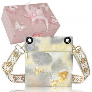 Косметички и косметички для женщин Chanel, camellia blossom-розовый gift box