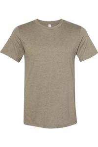 Футболка из замши BELLA + CANVAS, цвет heather olive