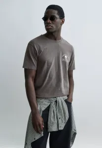 Футболка с принтом The Kooples, Grey Melange