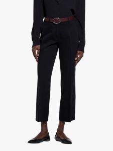 Укороченные классические брюки SISLEY, Black