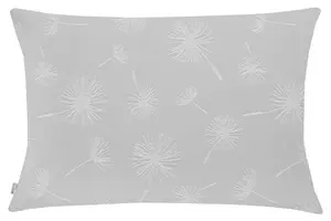 Нейтекс для вас! Подушка декоративная "Фреш", чехол на подушку без наполнителя, 1 шт Neutex for you! 40х60 см, цвет silberfarben + geblümt
