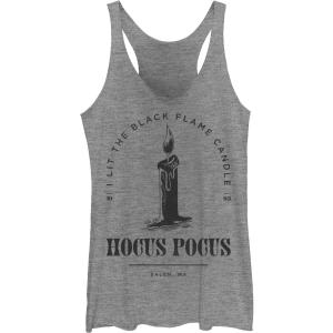 Черная майка с печатью свечей Disney Hocus Pocus для юниоров Disney