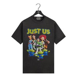 Винтажная футболка KITH x Disney Pixar Just Us Toy Story, цвет «черный»