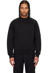 Carhartt Work In Progress Черная толстовка с надписью «Chase»