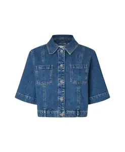 Поношенная синяя куртка Baum Und Pferdgarten, синий