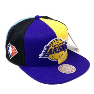 Мужская бейсболка Nba What The Los Angeles Lakers Snapback в фиолетовом цвете Mitchell & Ness