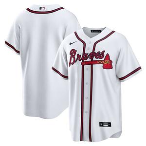 Мужская белая реплика джерси Atlanta Braves Home Big & Tall Nike