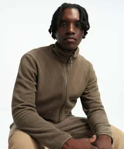 Флисовая футболка на молнии