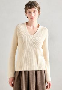 Джемпер Marc O'Polo LONGSLEEVE V NECK, Raw Cream/Off-White
