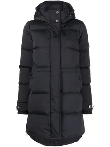 Пуховик с капюшоном WOOLRICH, черный