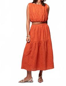Топ Nalley Eyelet в цвете Rust Astr, Rust