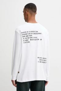 Хлопковый лонгслив G-Star, белый